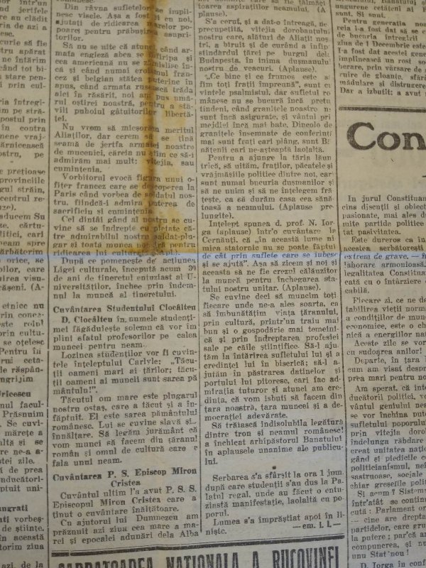 1 decembrie 1919: Prima aniversare a Marii Uniri 133660