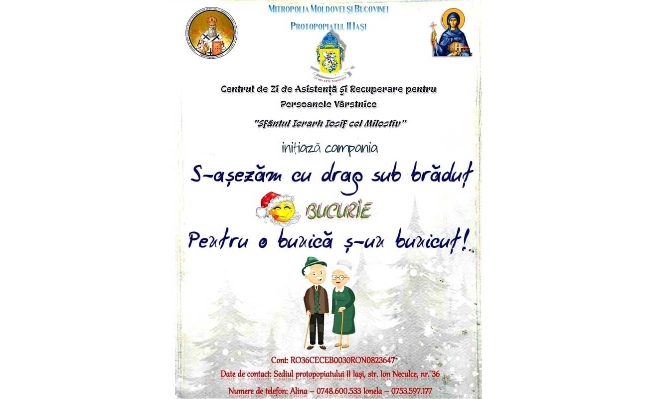 Campanie caritabilă pentru vârstnici la Iași 134007