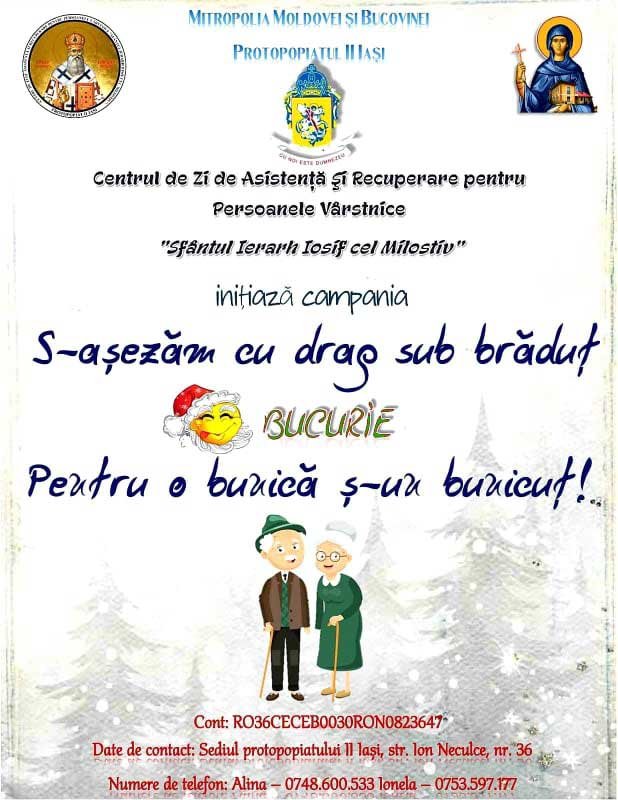 Campanie caritabilă pentru vârstnici la Iași 134008