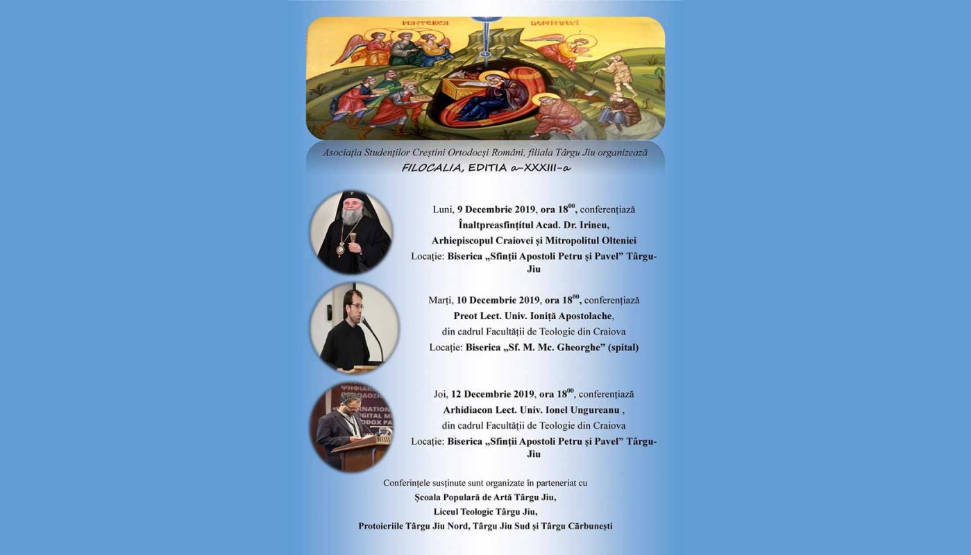 Serile duhovniceşti „Filocalia” la Târgu Jiu 134191