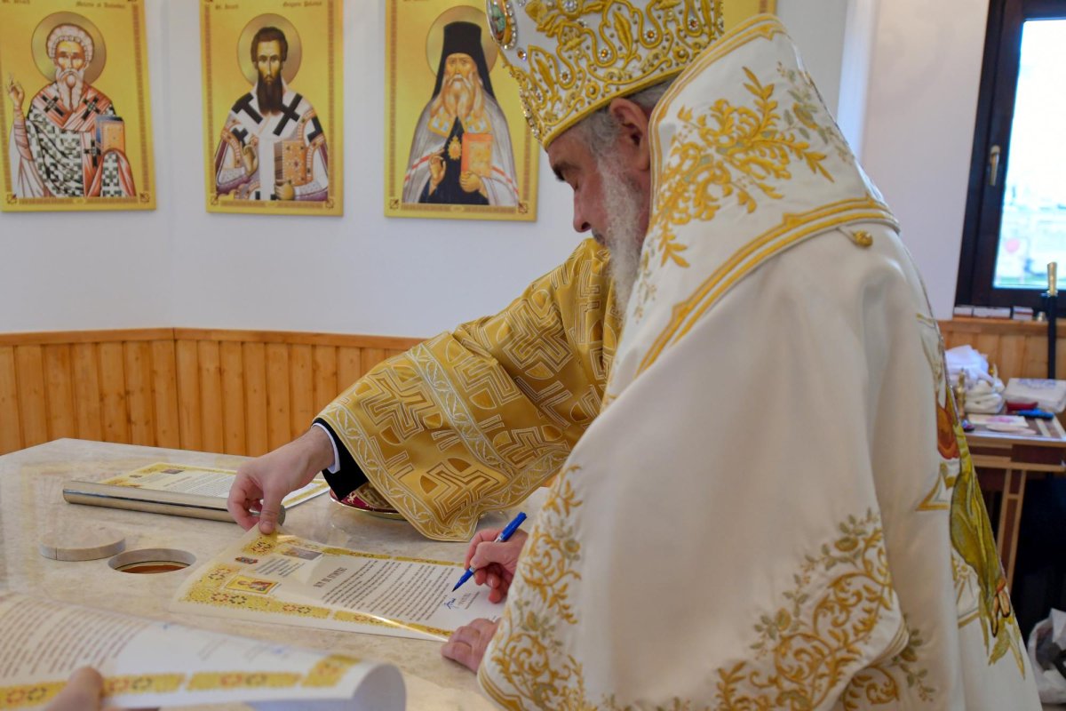 Biserica din incinta MApN, sfinţită de Patriarhul României 134496