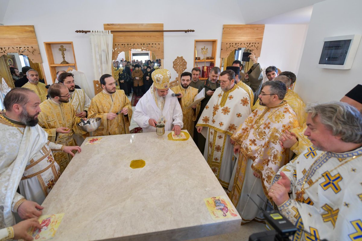 Biserica din incinta MApN, sfinţită de Patriarhul României 134548