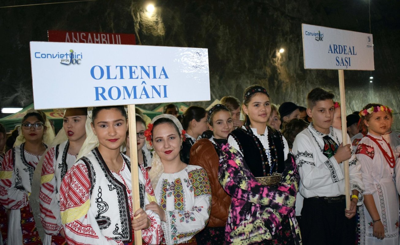 Joc şi bucurie pentru copii în salina Praid 137785