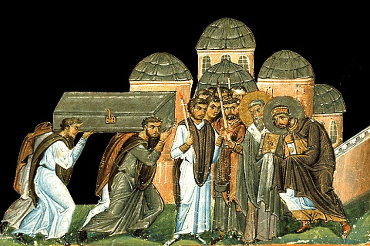 Aducerea moaştelor  Sf. Ier. Ioan Gură de Aur; Sf. Marciana împărăteasa 137894