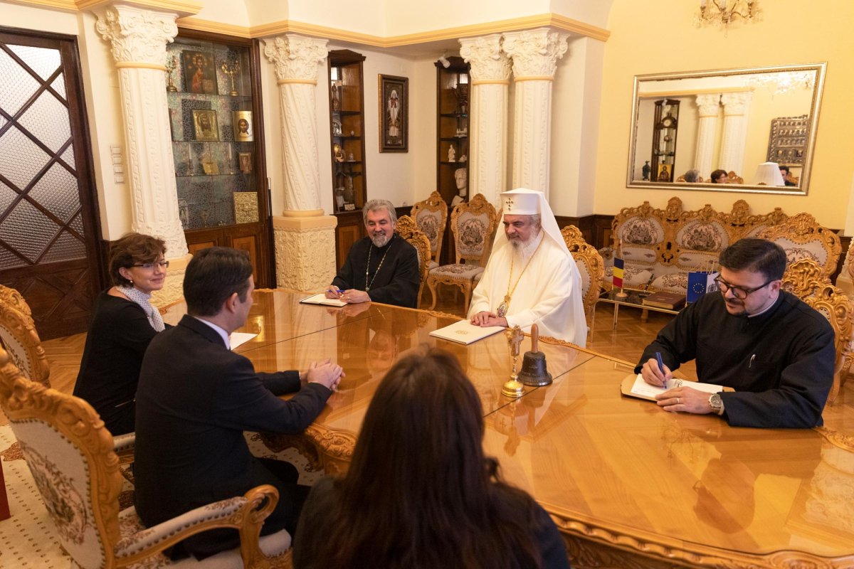 Noul ambasador al Elveției la Bucureşti în vizită de prezentare la Patriarhia Română 138617