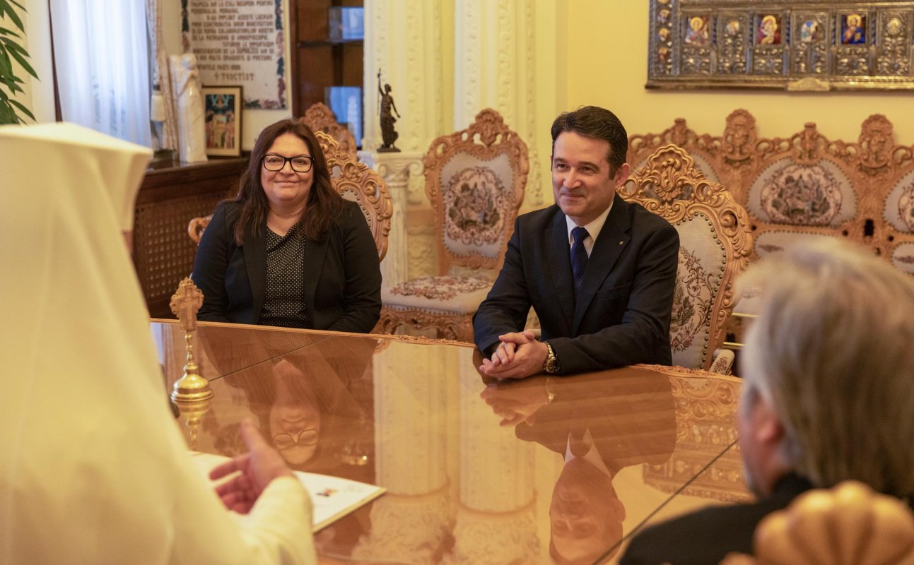 Noul ambasador al Elveției la Bucureşti în vizită de prezentare la Patriarhia Română 138644