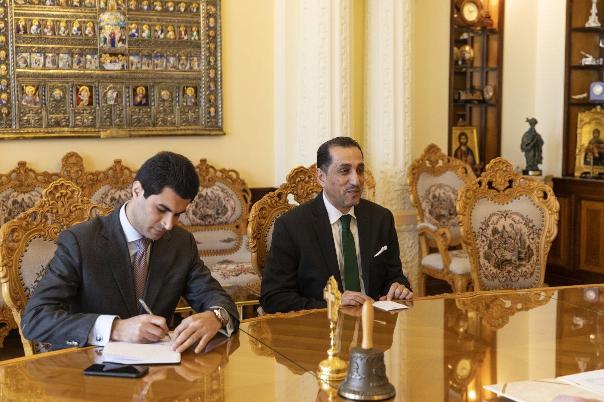 Noul ambasador al Regatului Hașemit al Iordaniei la Bucureşti, în vizită de prezentare la Patriarhia Română 138664