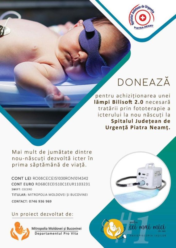 Strângere de fonduri pentru secția de nou-născuți a spitalului din Piatra Neamț 139198