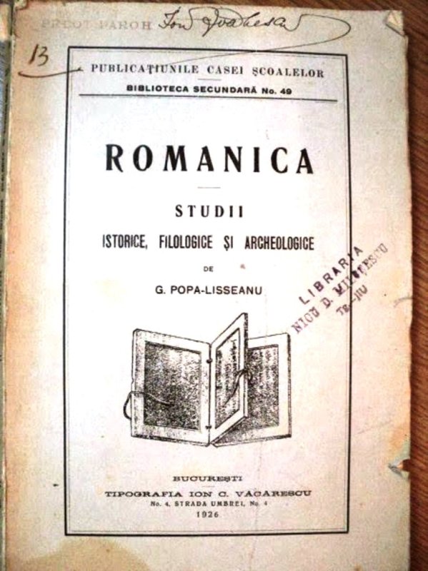 Gheorghe Popa Lisseanu,  un cărturar uitat pe nedrept 139544