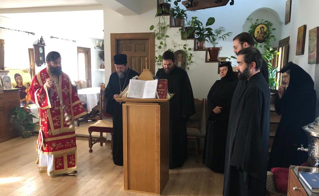 Slujba Canonului Mare la Mănăstirea Cenicientos din Spania 140437