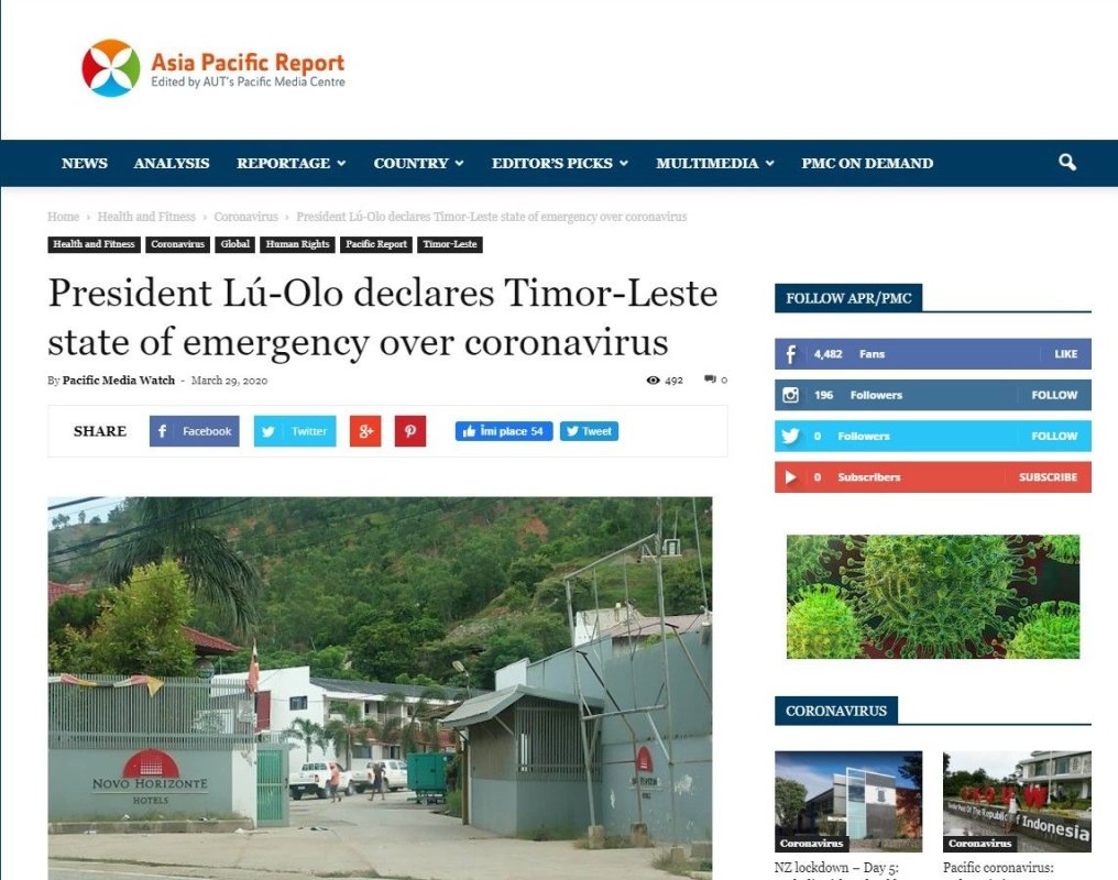 O trecere în revistă a pandemiei 142008