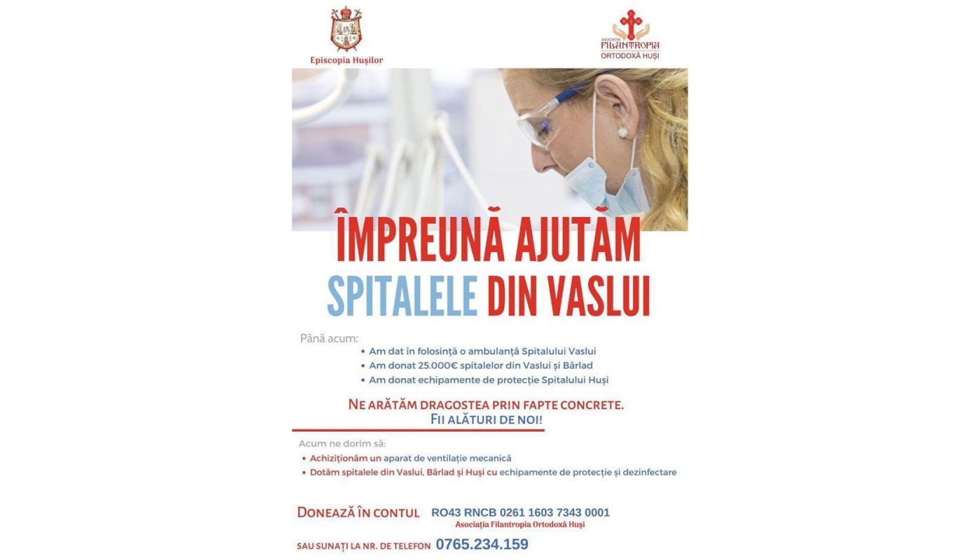 Ajutor pe timp de criză pentru spitalele din judeţul Vaslui 142236