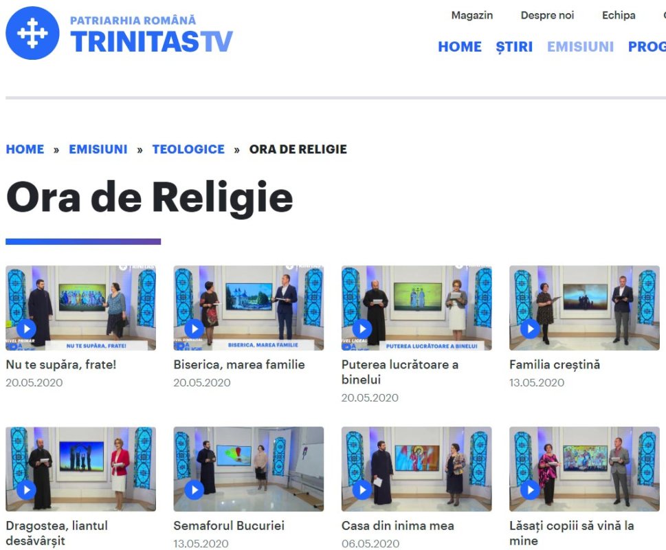 Orele de religie continuă în perioada de pandemie 145496