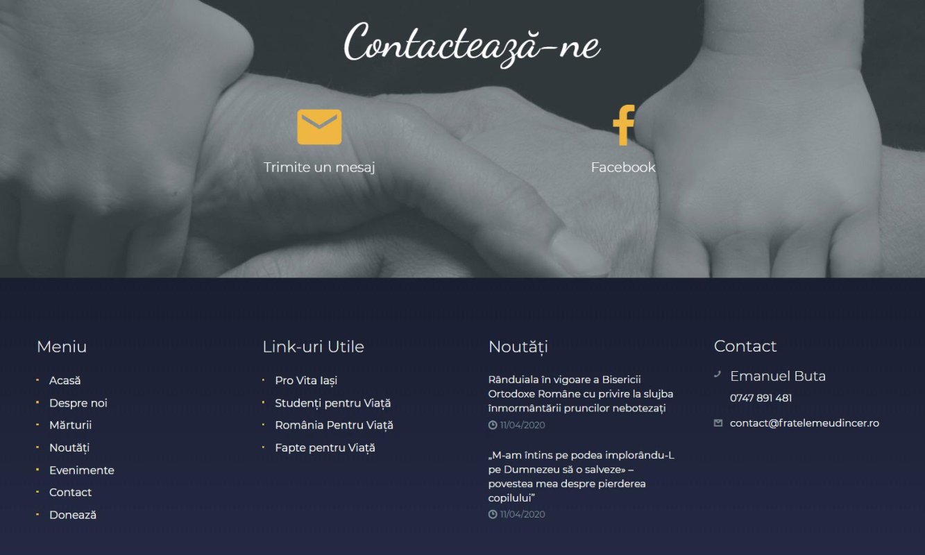 Pagină de internet dedicată promovării vieţii 145526