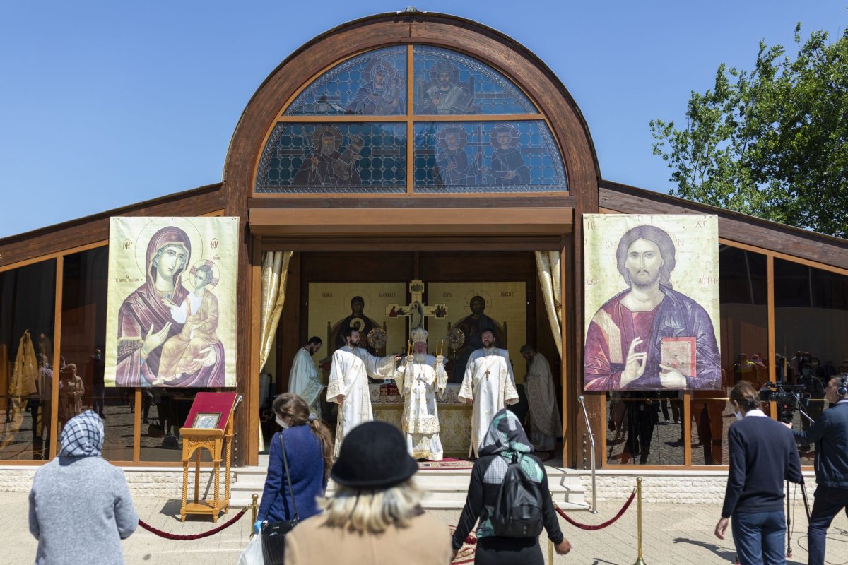 Sfinții Părinți de la Sinodul I Ecumenic, prăznuiţi pe Colina Bucuriei 145848