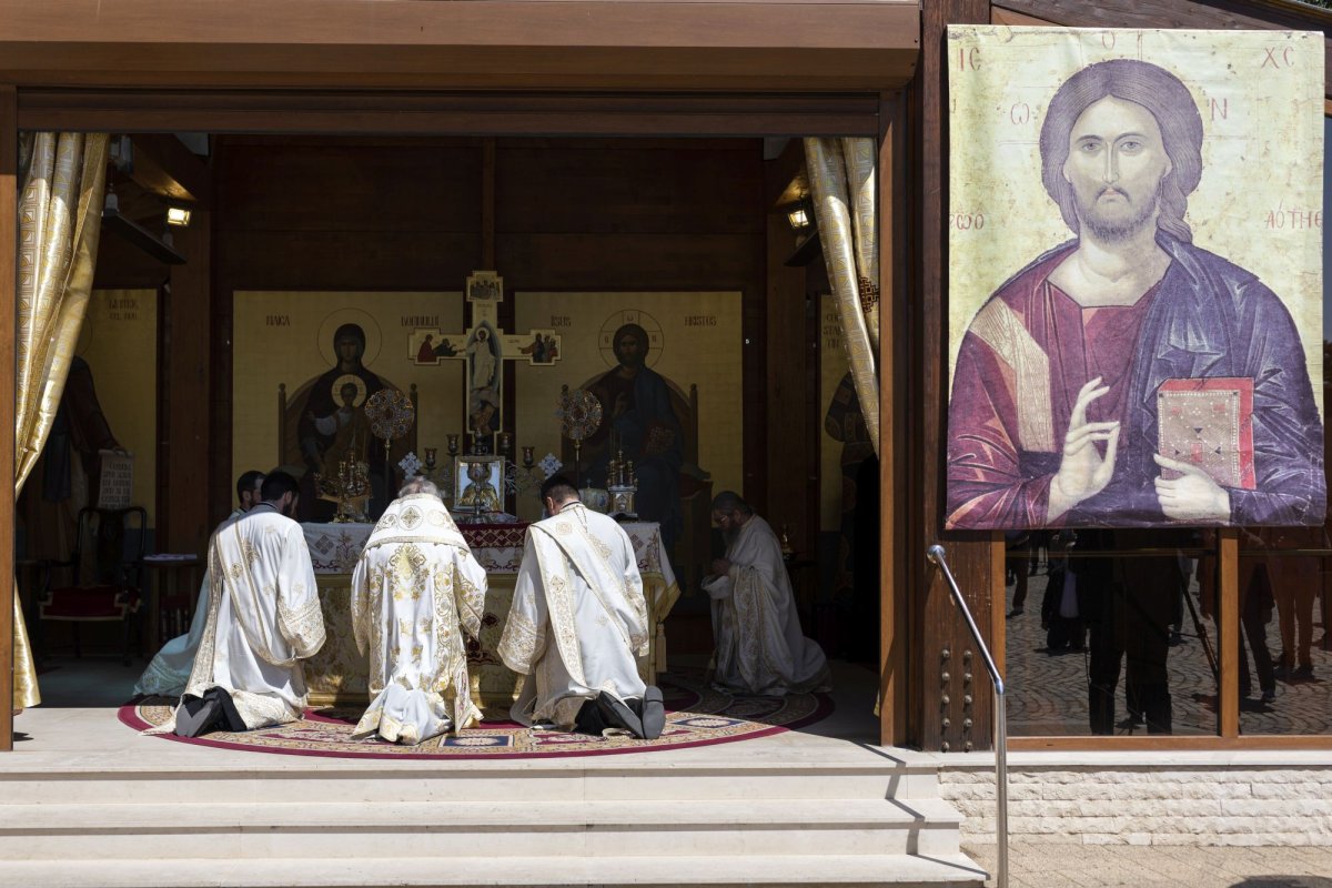 Sfinții Părinți de la Sinodul I Ecumenic, prăznuiţi pe Colina Bucuriei 145849