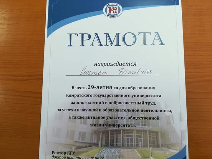 Ambasador al culturii și limbii române la Comrat 147787