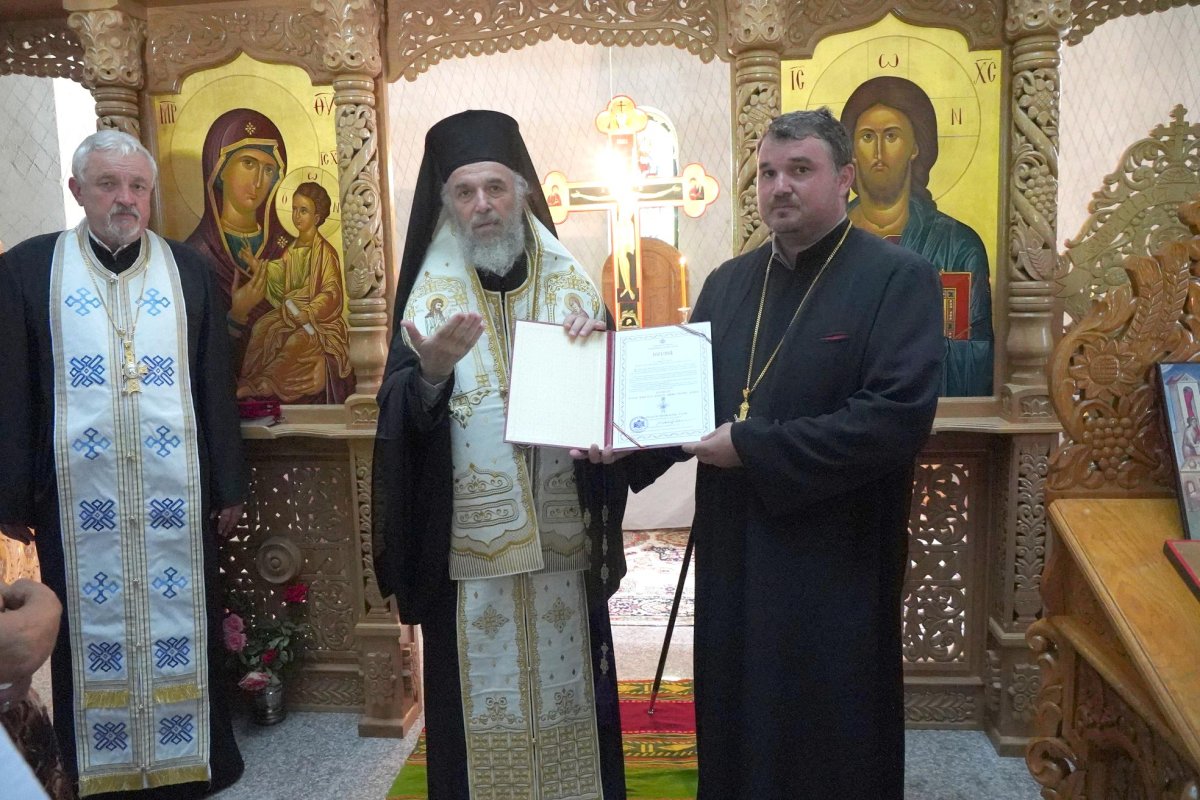 Binecuvântarea lucrărilor la biserica din localitatea brăileană Ţibăneşti 147986