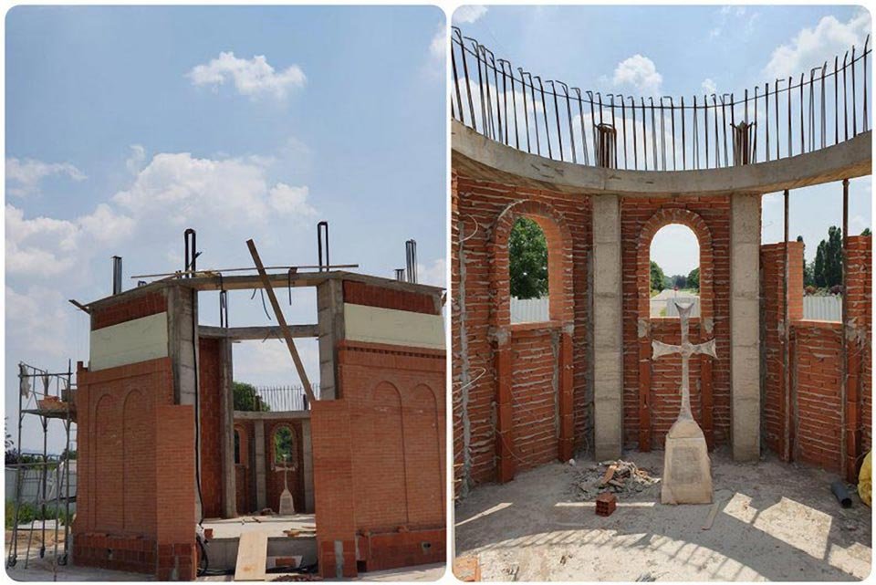 Lucrările continuă la capela cimitirului românesc din Torino 148356