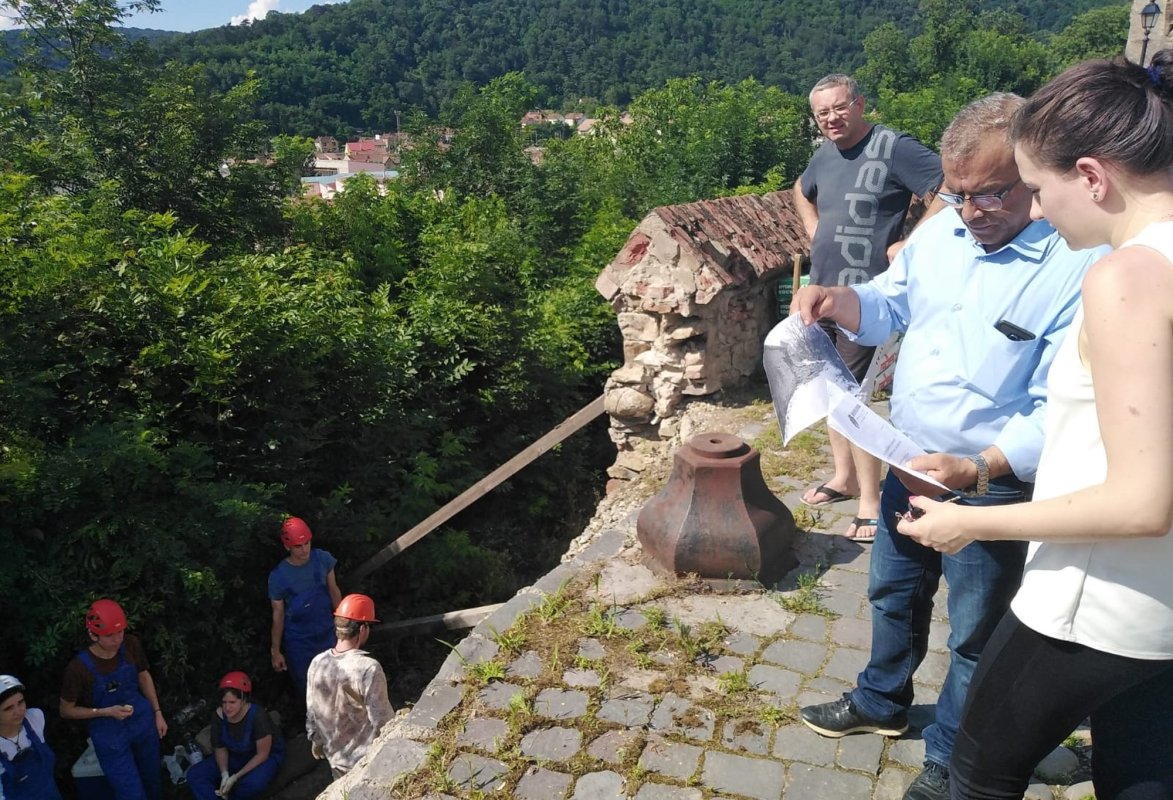 Va fi refăcut un zid al cetății Sighișoara 148385