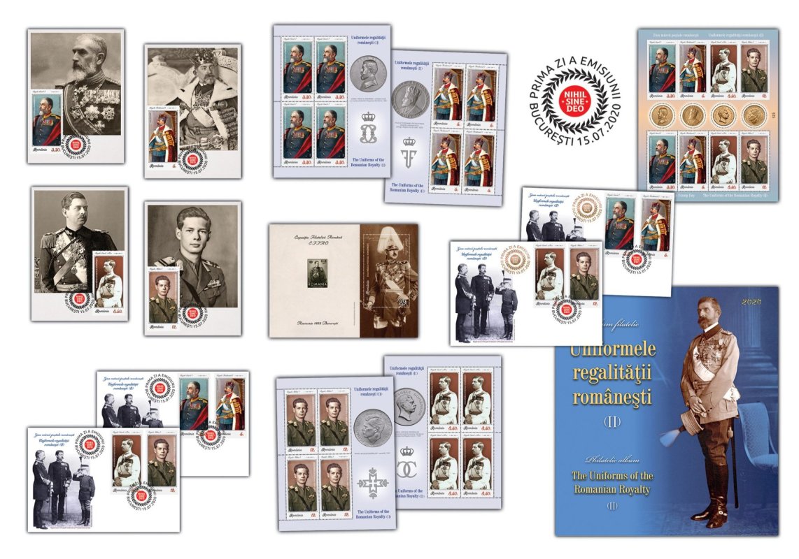 Timbre dedicate uniformelor regalității 148765