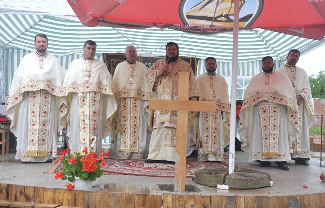 Piatră de temelie pentru noua biserică din Parohia Mierța, Sălaj 149339