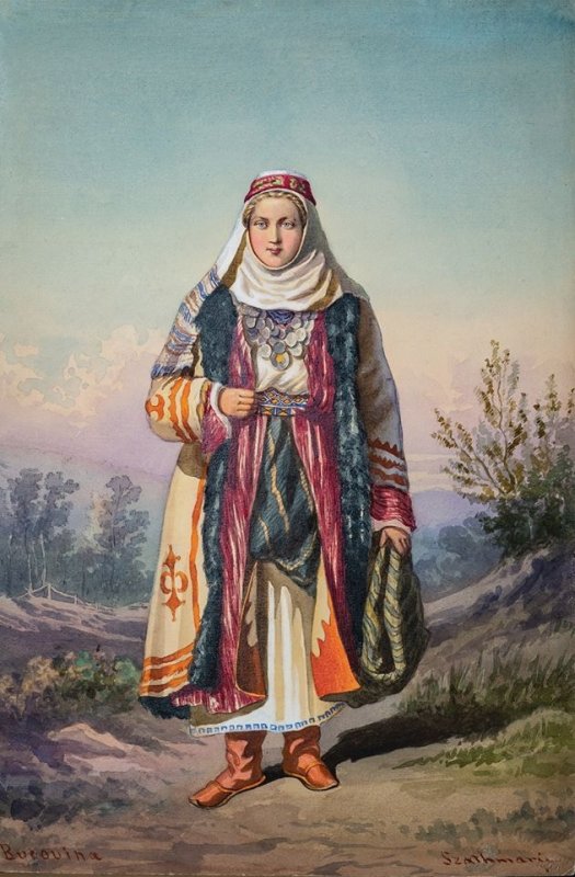 Costumul popular în acuarela lui Carol Popp de Szathmári 150608