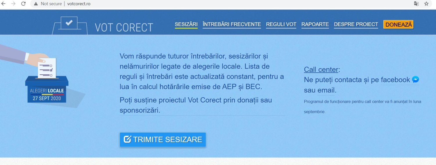 www.votcorect.ro pentru 27 septembrie 151855