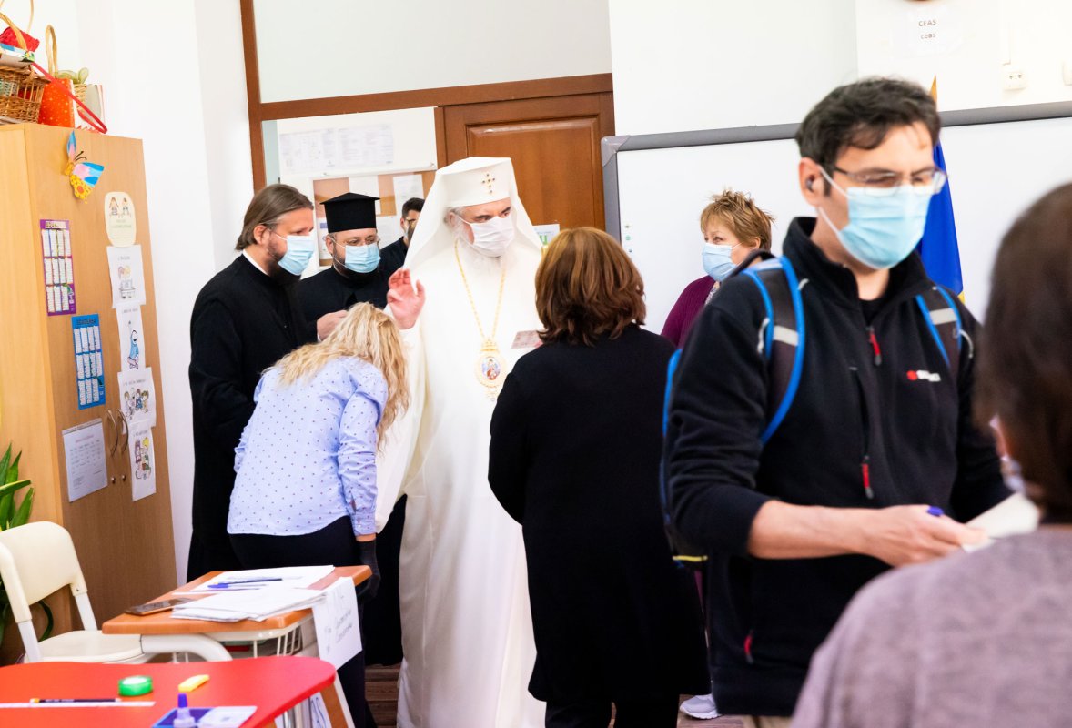 Patriarhul României a votat la alegerile locale 2020 din Bucureşti 153514