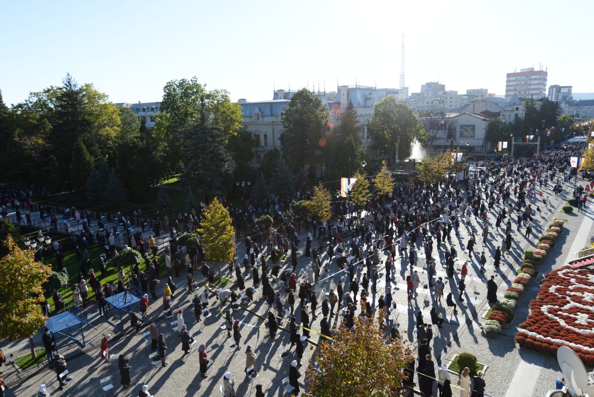 Ocrotitoarea Moldovei şi-a primit închinătorii 154857