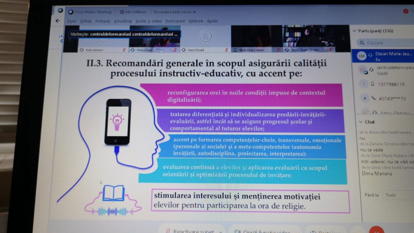 Profesorul de religie, model de conduită pentru elevi 154887