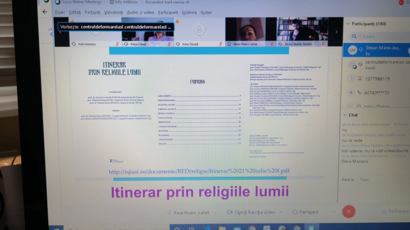 Profesorul de religie, model de conduită pentru elevi 154889