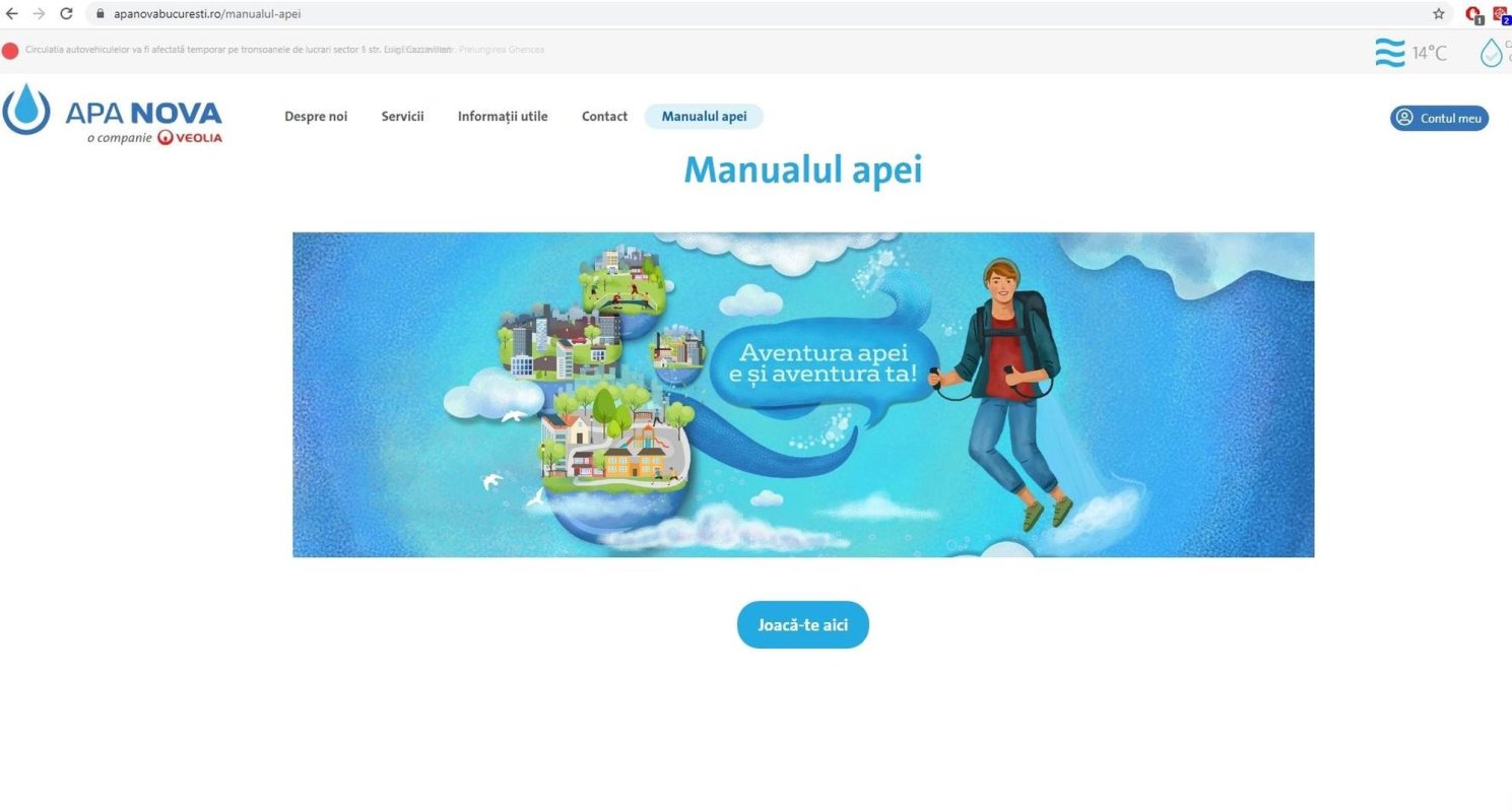 Manualul Apei, program educațional 156080