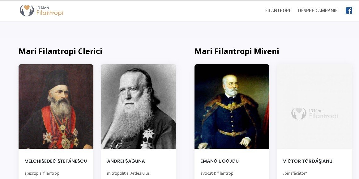 Etapă finală în campania „Mari filantropi români” 158298