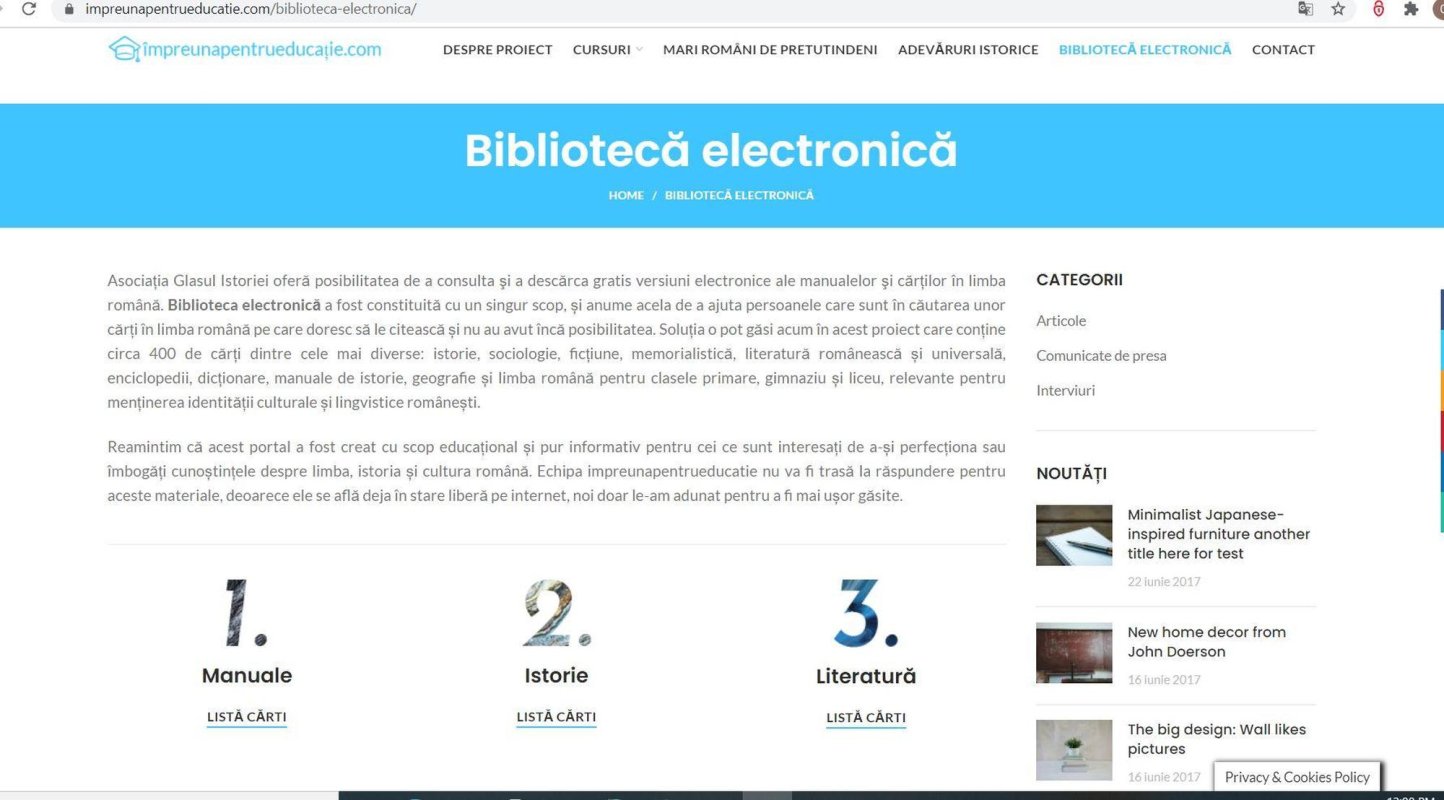 Platformă de cursuri pentru românii de pretutindeni  158759