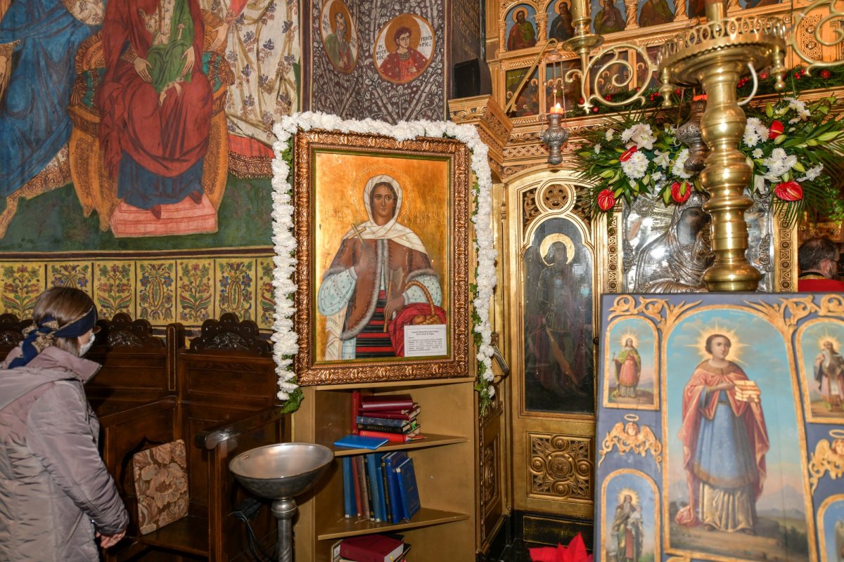 Sfânta Muceniță Filofteia sărbătorită în biserici din Capitală 159052