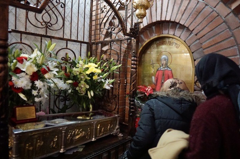 Cinstirea Sfintei Filofteia în catedrala de la Curtea de Argeş 159141