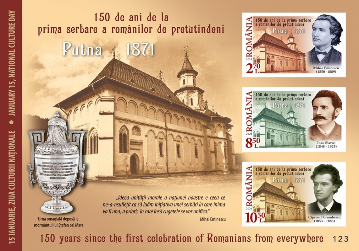 Timbre dedicate „primei serbări a românilor de pretutindeni” 161821