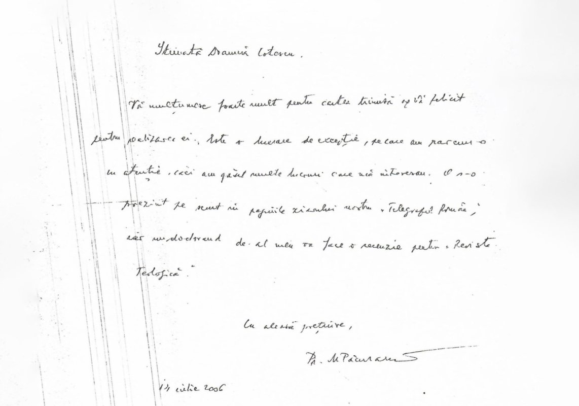 Cu evlavie despre părintele profesor Mircea Păcurariu  164548