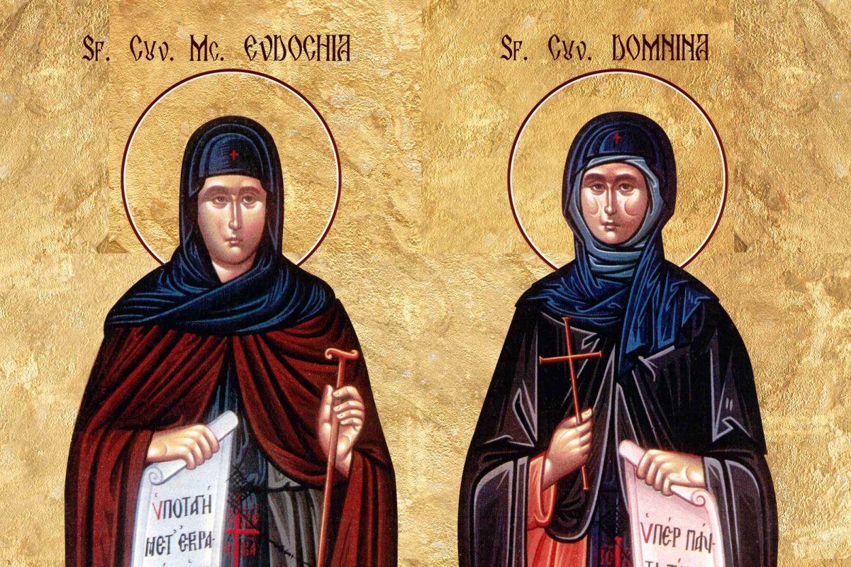 Sfânta Cuvioasă Muceniţă Evdochia; Sfânta Cuvioasă Domnina 164792