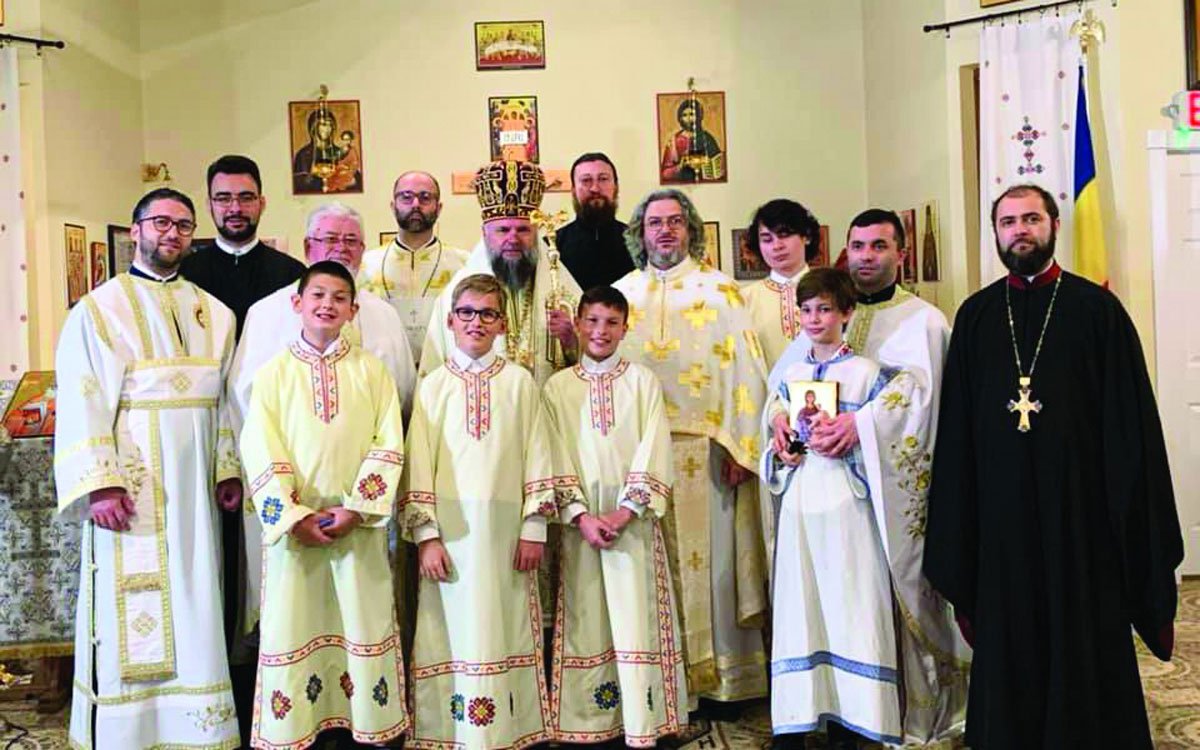 Membri ai Grupului psaltic „Tronos” pe tărâm american  164937