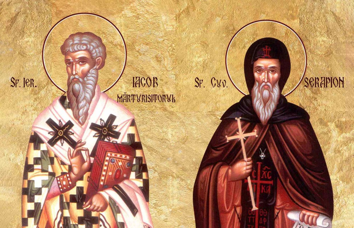 Sfântul Ierarh Iacob Mărturisitorul; Sfântul Cuvios Serapion 166473