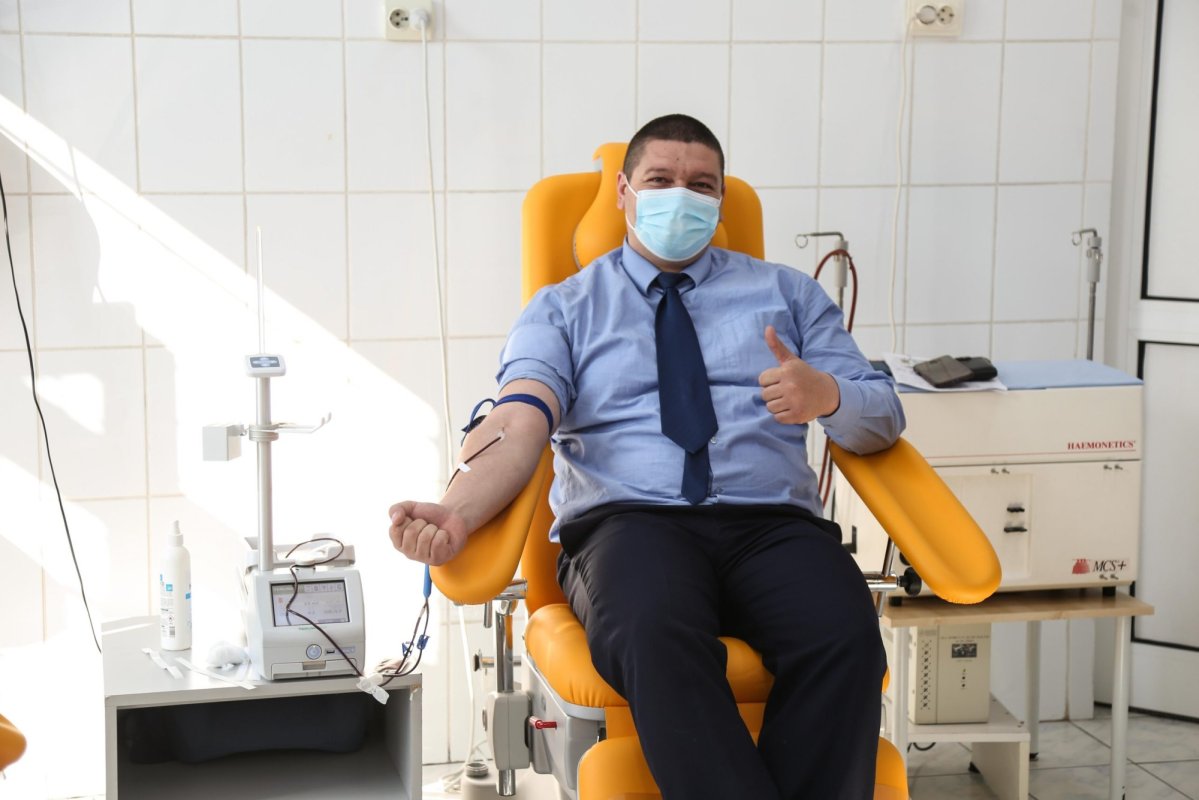 Jandarmii sibieni au donat sânge în campania „Donează sânge, salvează o viață!” 167392