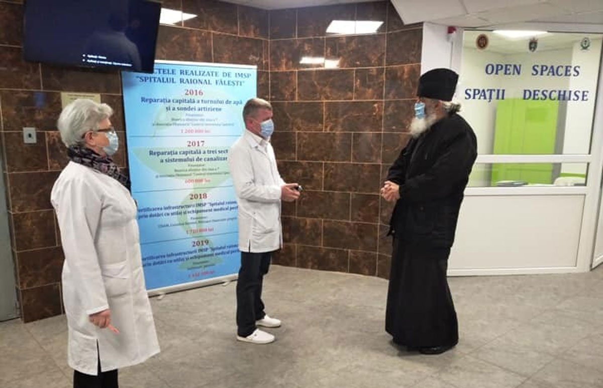 Episcopia de Bălţi, alături de medici şi de pacienţii cu COVID-19 168629