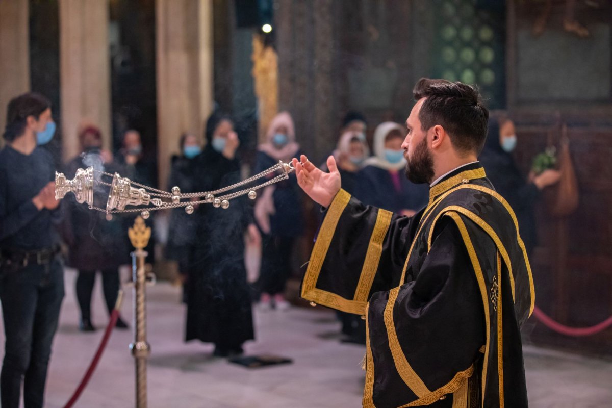 Sfântul Epitaf a fost așezat spre închinare la Catedrala Patriarhală 169740