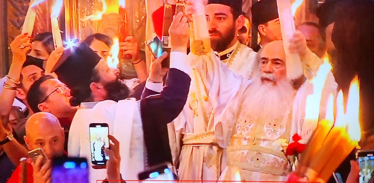 Minunea coborârii Sfintei Lumini la Ierusalim a avut loc 169801