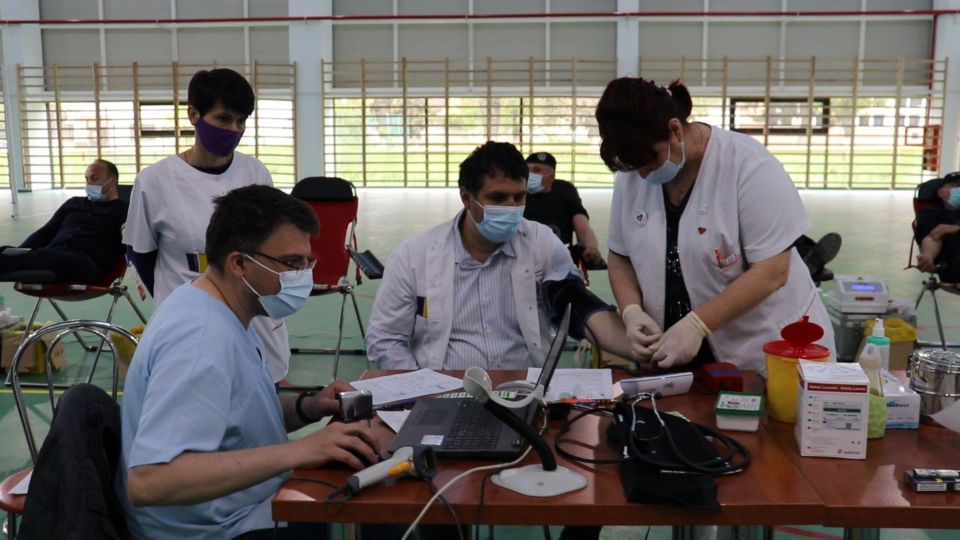 Acțiune de donare de sânge la Inspectoratul General al Jandarmeriei Române 170309