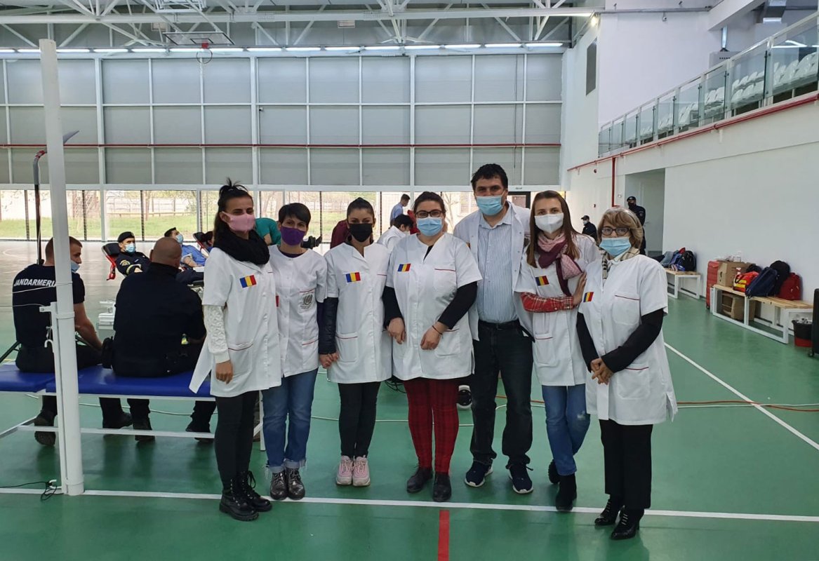 Acțiune de donare de sânge la Inspectoratul General al Jandarmeriei Române 170310
