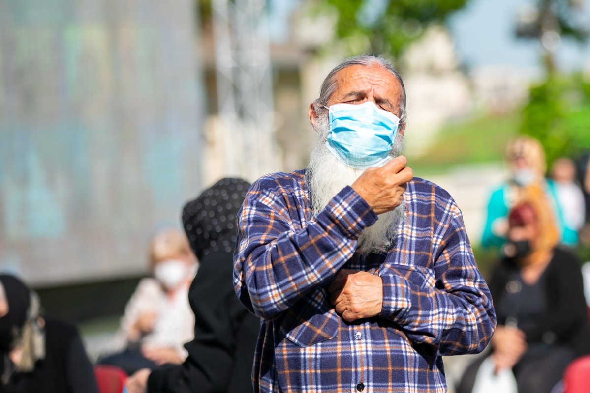 Sfinţirea apei în Vinerea Luminată pe Dealul Patriarhiei 170376