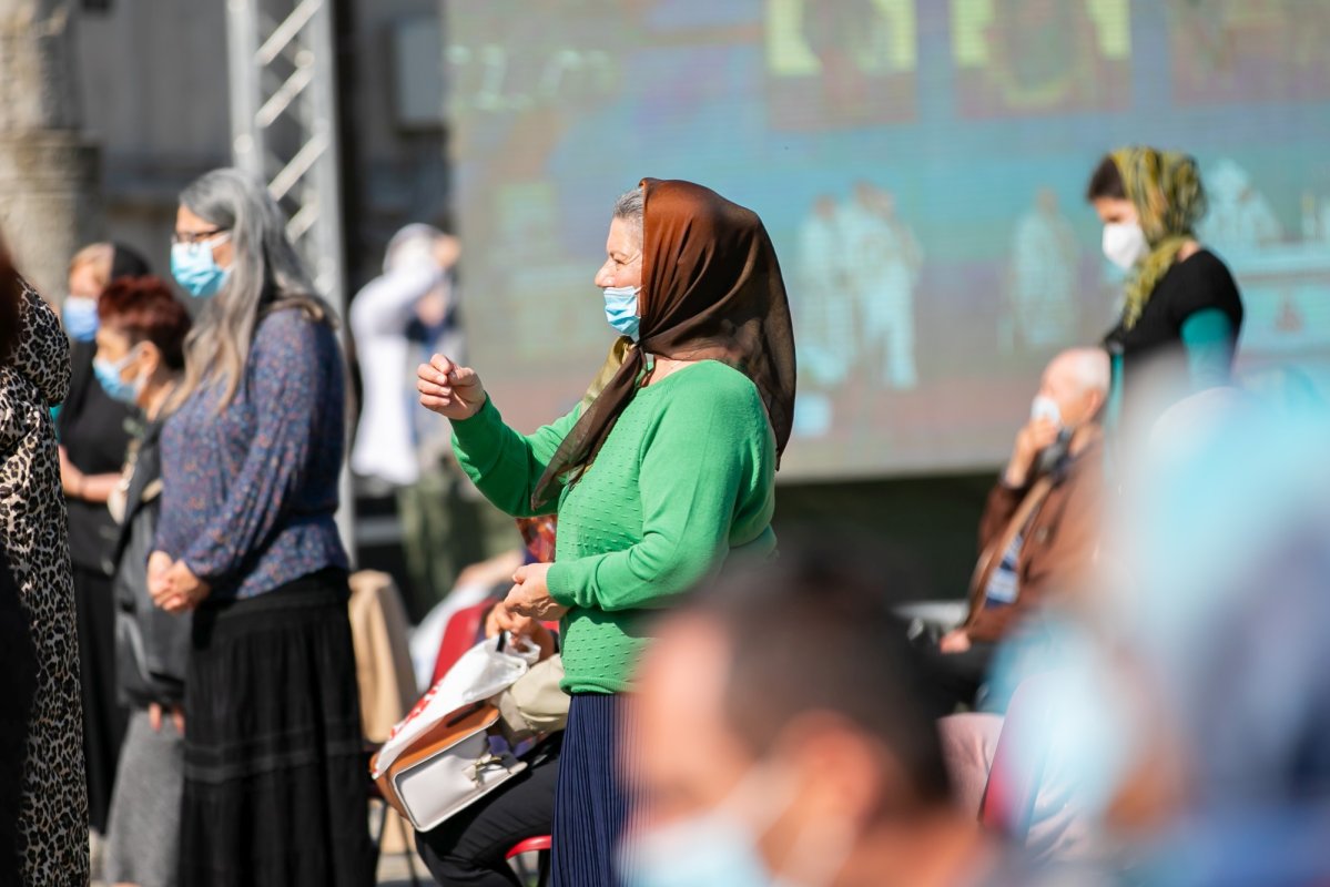 Sfinţirea apei în Vinerea Luminată pe Dealul Patriarhiei 170392